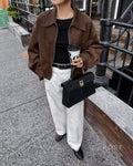Celestine Cropped Lapel Jacket [NW60PRJT]