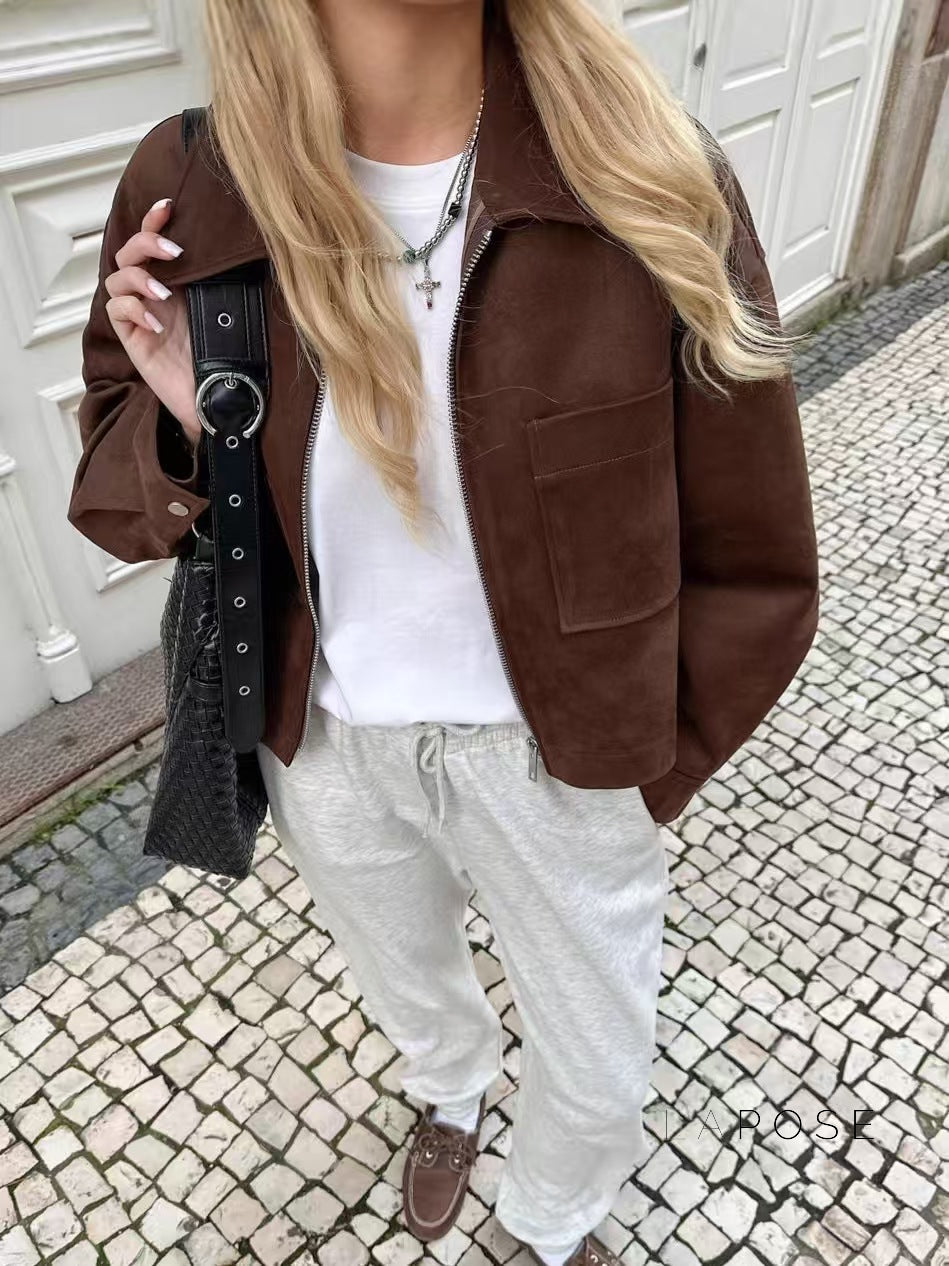 Celestine Cropped Lapel Jacket [AHQU8XC6]