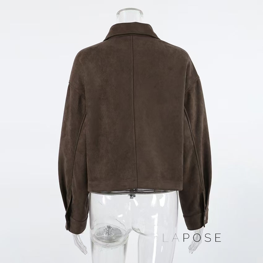 Celestine Cropped Lapel Jacket [GWYFL6GB]
