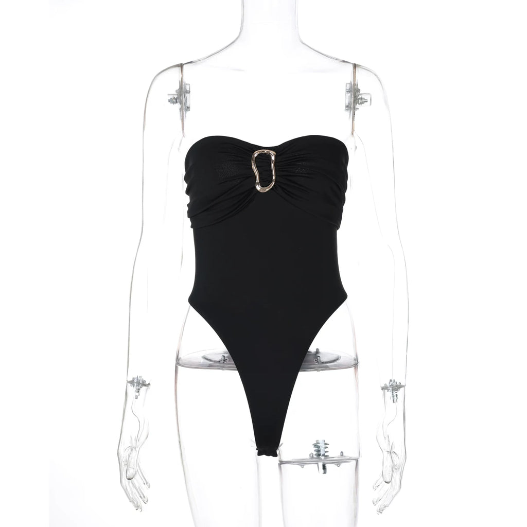 Celia Strapless Bodysuit Maxi Set