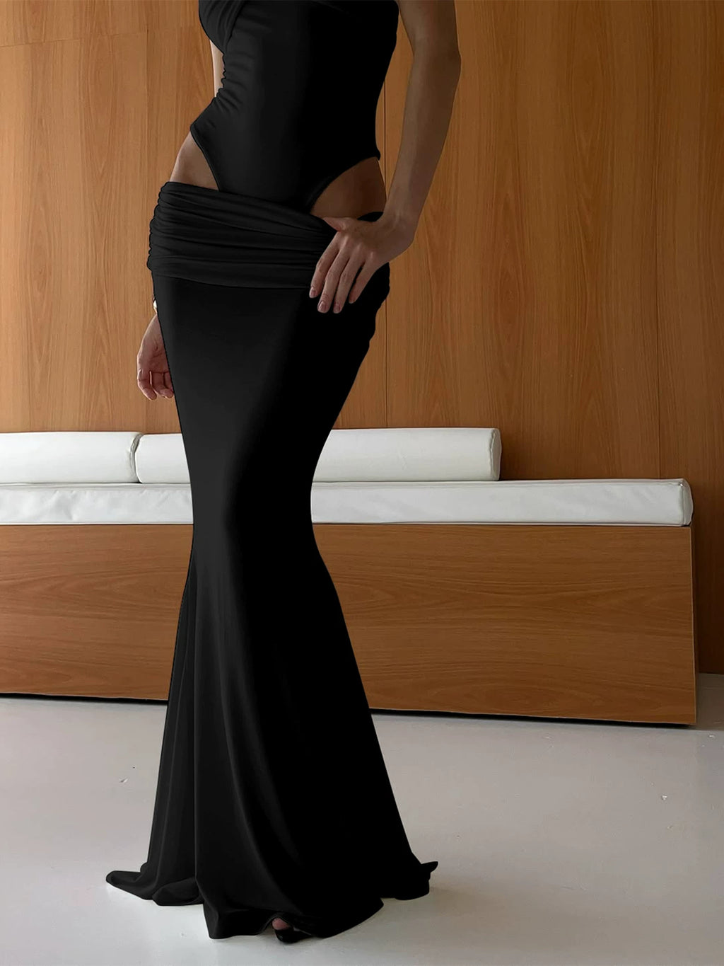 Celia Strapless Bodysuit Maxi Set