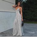 Charissa Polka Dot Maxi Dress [D6H4UUDK]