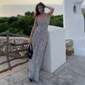 Charissa Polka Dot Maxi Dress [BFFS91OT]