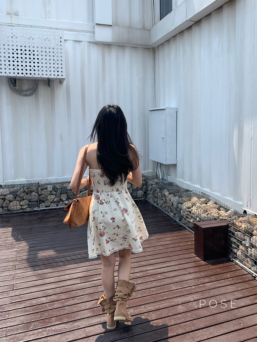 Chaya Strapless Floral Mini Dress [J5DLCJEH]