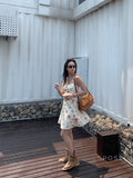 Chaya Strapless Floral Mini Dress [8RLFL30U]