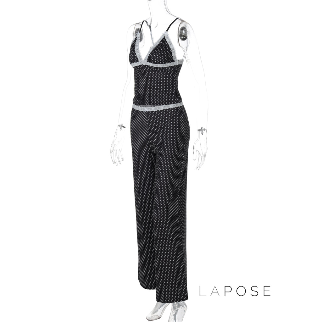 Cheyanne Lace Polka Dot Set [HM013406]