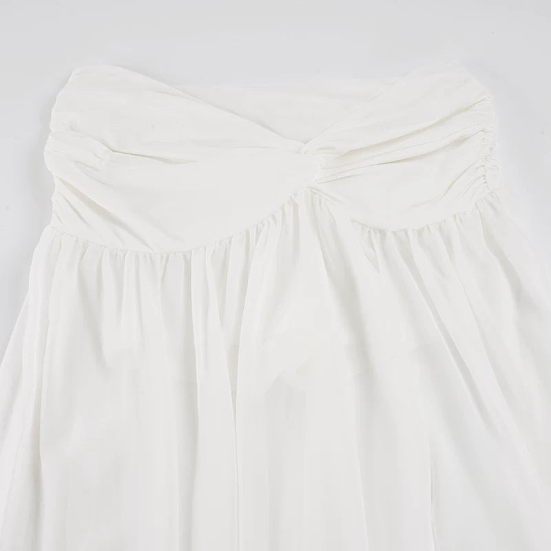 LaPose - Chimamanda Twisted High Slit Maxi Skirt