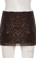 Christine Sequin Halter Skirt Set [QWUDZF6G]