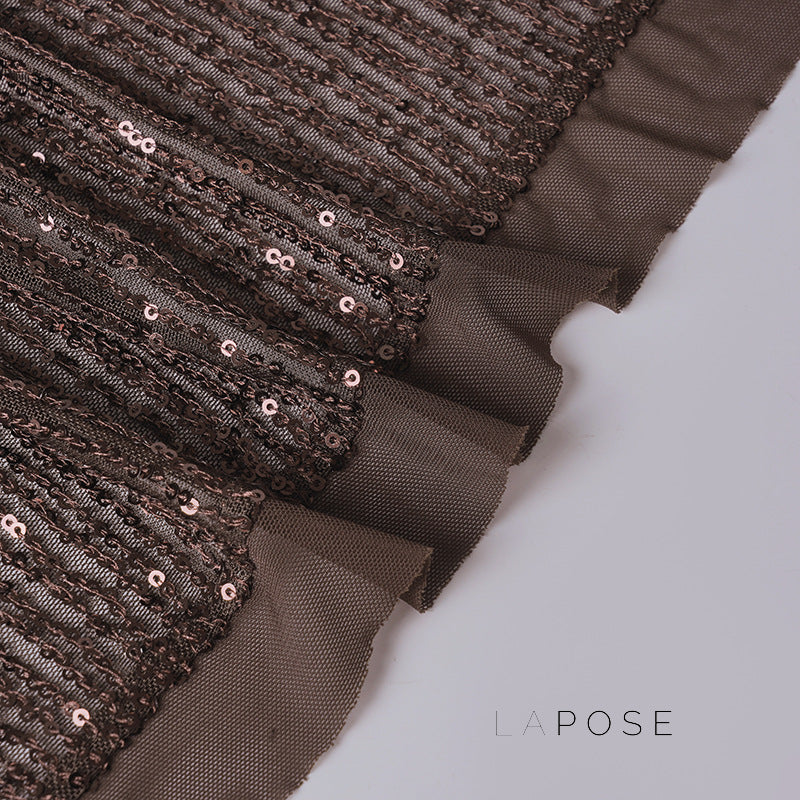 Christine Sequin Halter Skirt Set [QOZE5YHY]