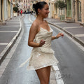 Chyna Sequin Cowl Neck Mini Dress