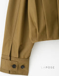 Cierra Pleated Cropped Windbreaker [J0MRD5N7]