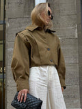 Cierra Pleated Cropped Windbreaker [OYZJS5MU]