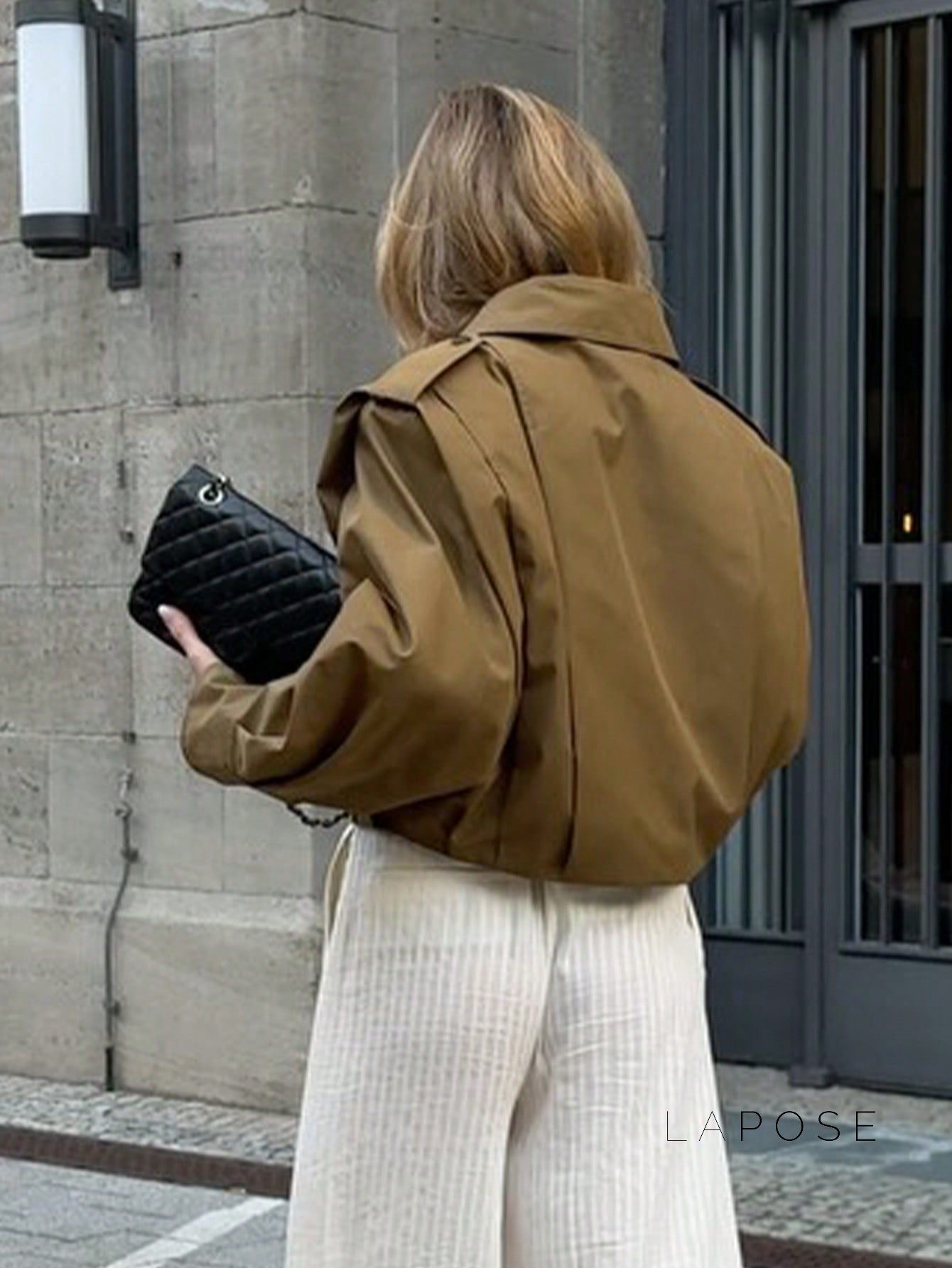 Cierra Pleated Cropped Windbreaker [PBOEEPPY]