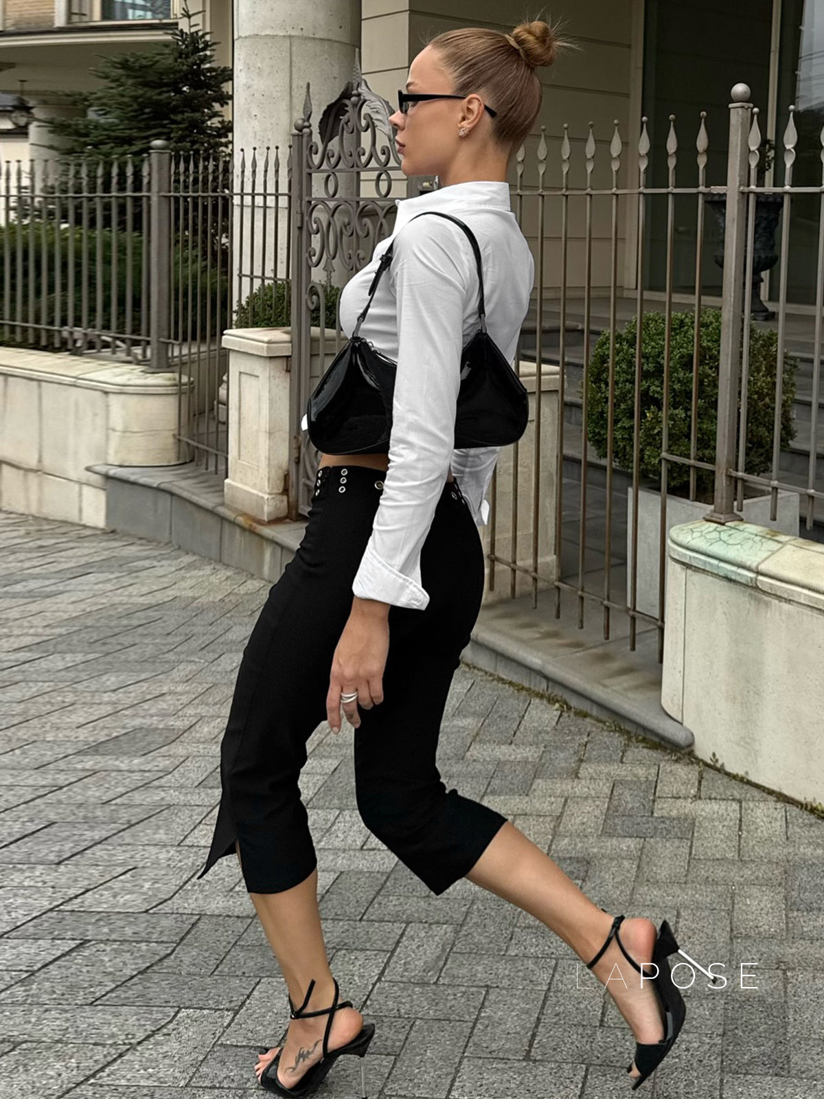 Clarke Tie-Front Crop Top [MUKI0IQH]