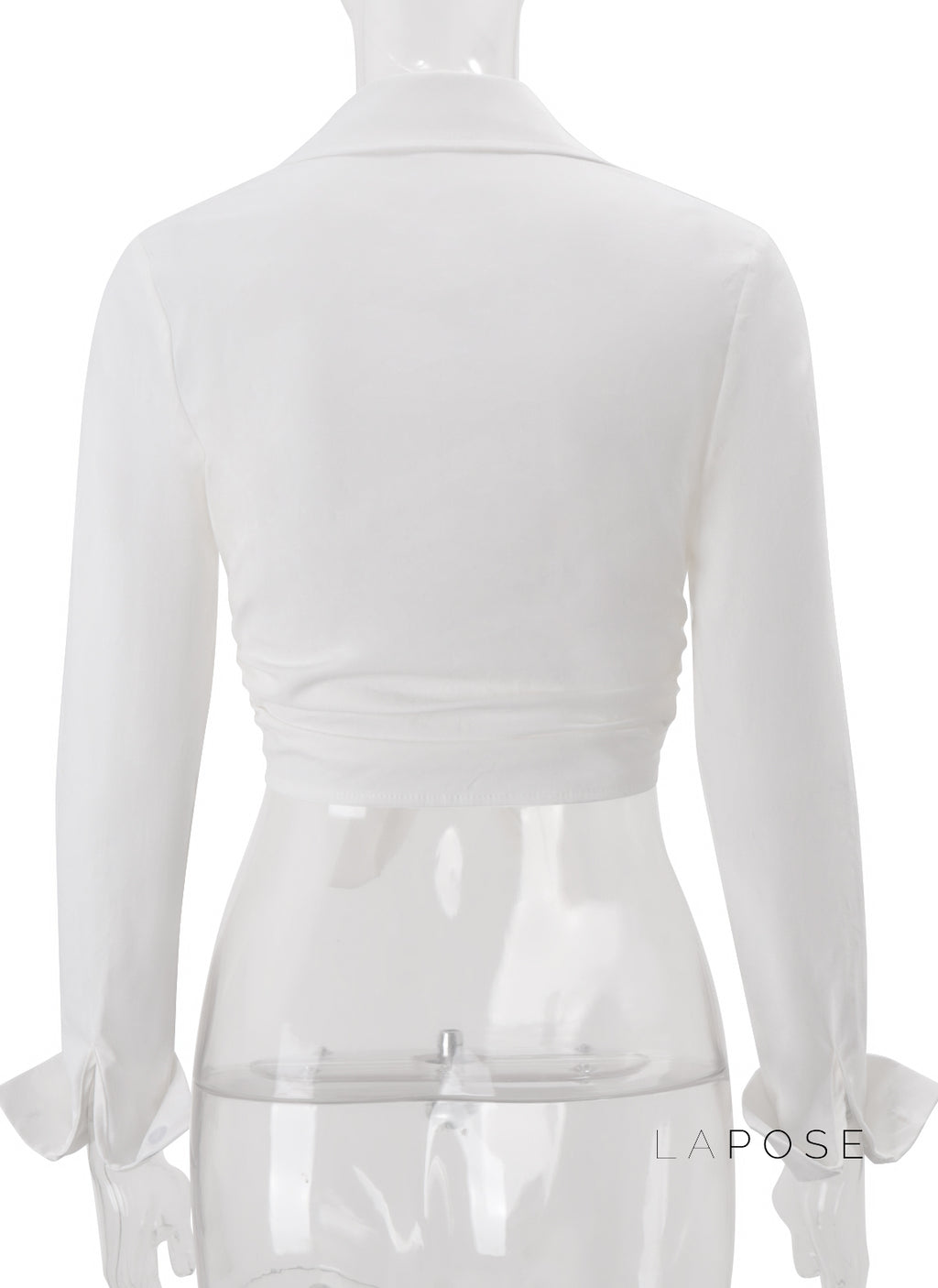 Clarke Tie-Front Crop Top [A004FVS0]