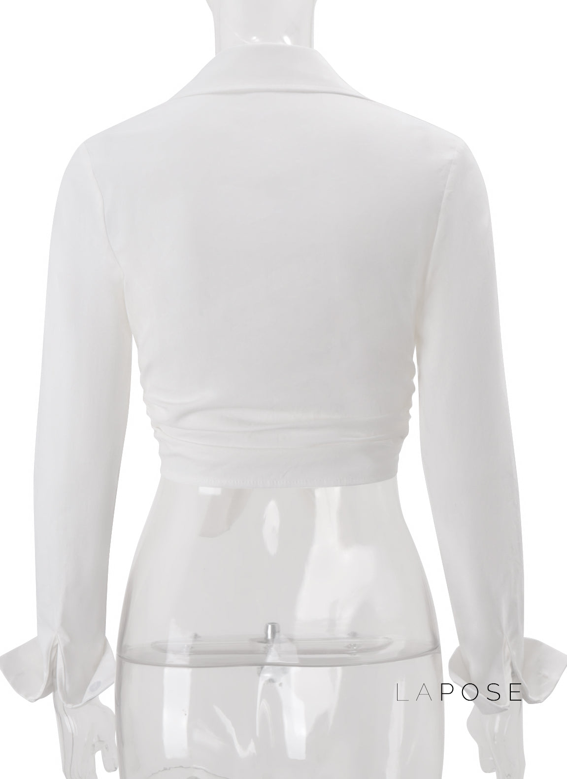 Clarke Tie-Front Crop Top [A004FVS0]