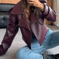 Cody Faux Leather Moto Jacket [8T33E0JU]