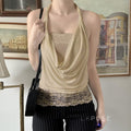 Colby Faux Layered Halter Top