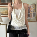 Colby Faux Layered Halter Top