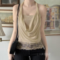 Colby Faux Layered Halter Top