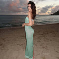 Collette Backless Sequin Gown