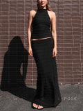 Connor Halter Midi Skirt Set [0YO3890D]
