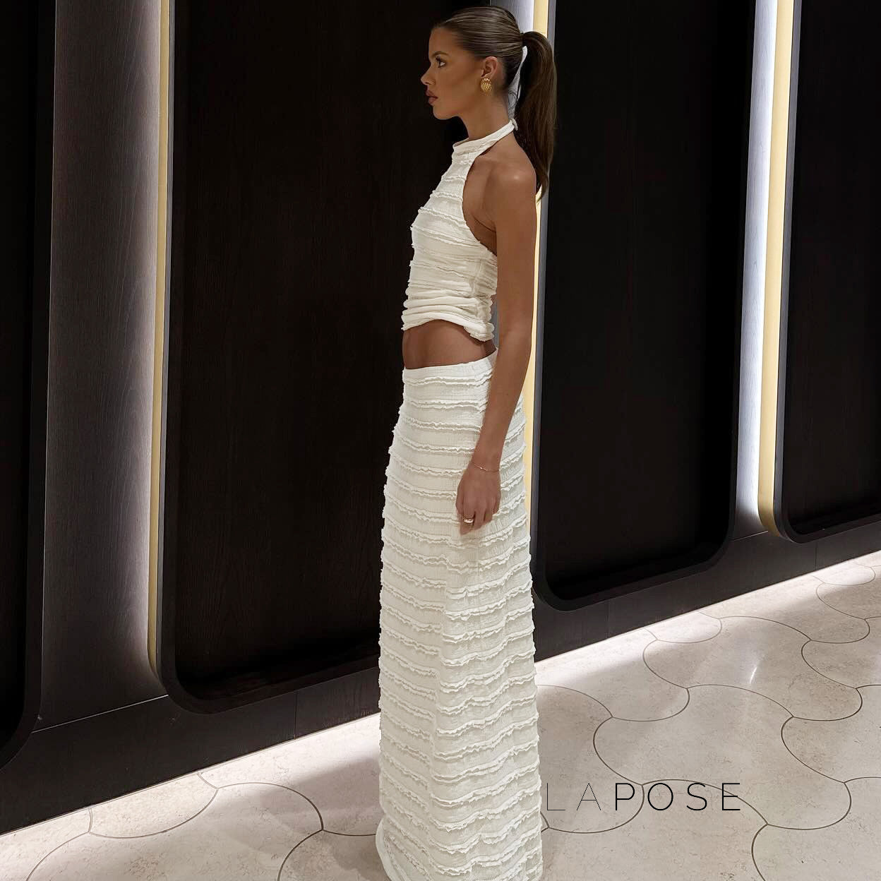 Connor Halter Midi Skirt Set [3GZT55N2]