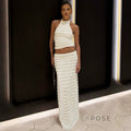 Connor Halter Midi Skirt Set [60BWQM7N]