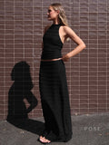 Connor Halter Midi Skirt Set [UX1YUW6U]