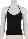 Coraline Metal Halter Top [CIAPMLYD]