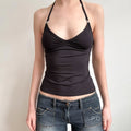 Coraline Metal Halter Top [WELMO22G]