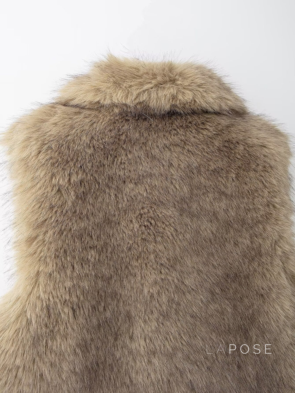 Corbin Faux Fur Lapel Vest [4RCQBXZE]