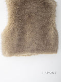 Corbin Faux Fur Lapel Vest [89HCOUIV]