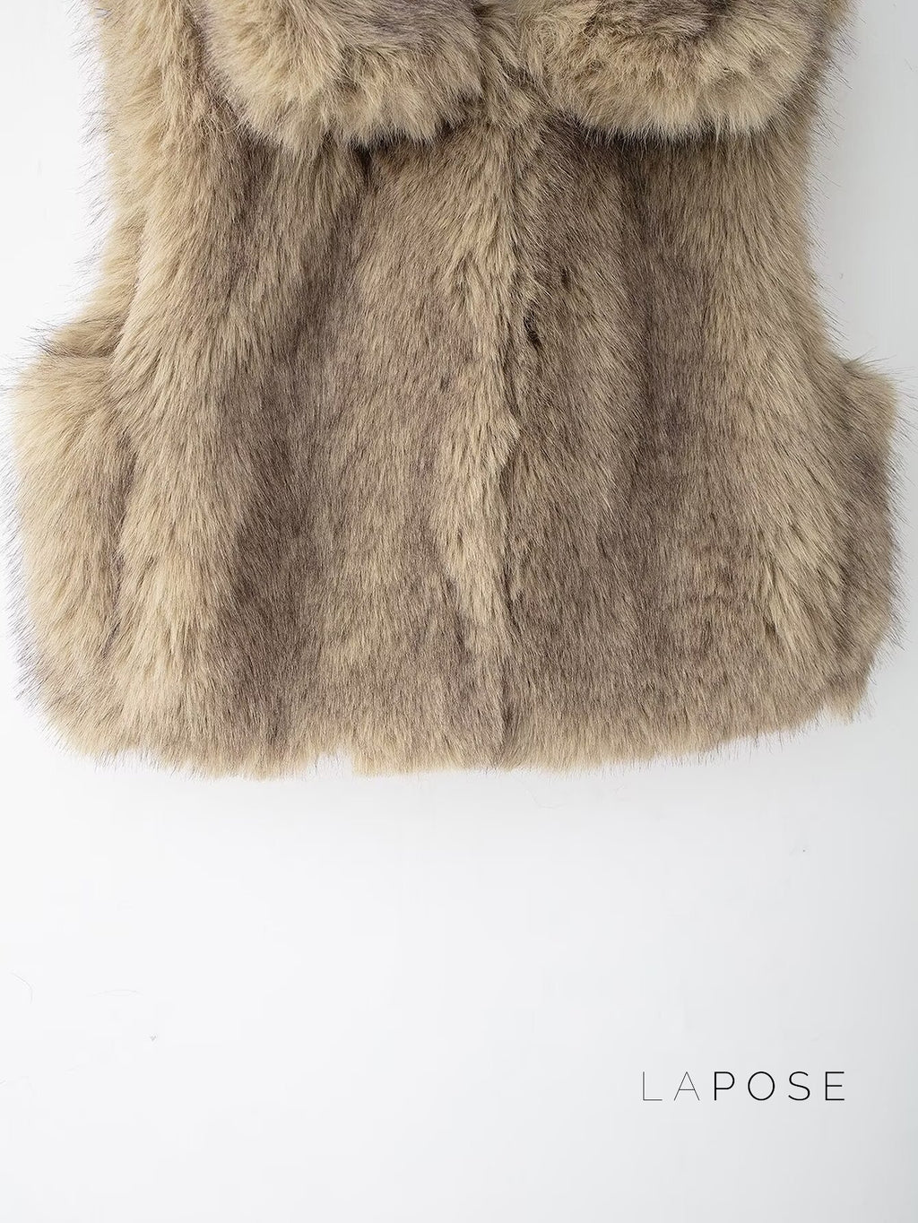 Corbin Faux Fur Lapel Vest [9LB0A2XG]