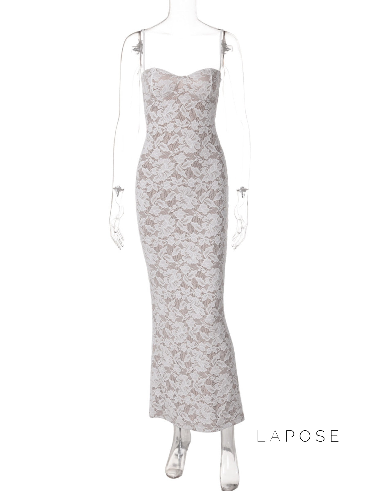 Corinna Backless Lace Maxi Dress [XR7WMBFD]