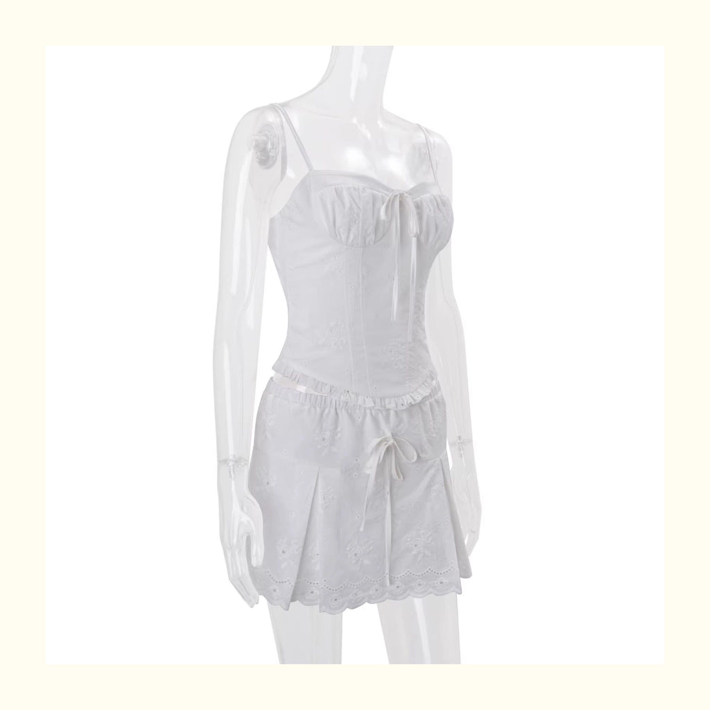 Corset Detail Skirt Set [NERC2SDM]