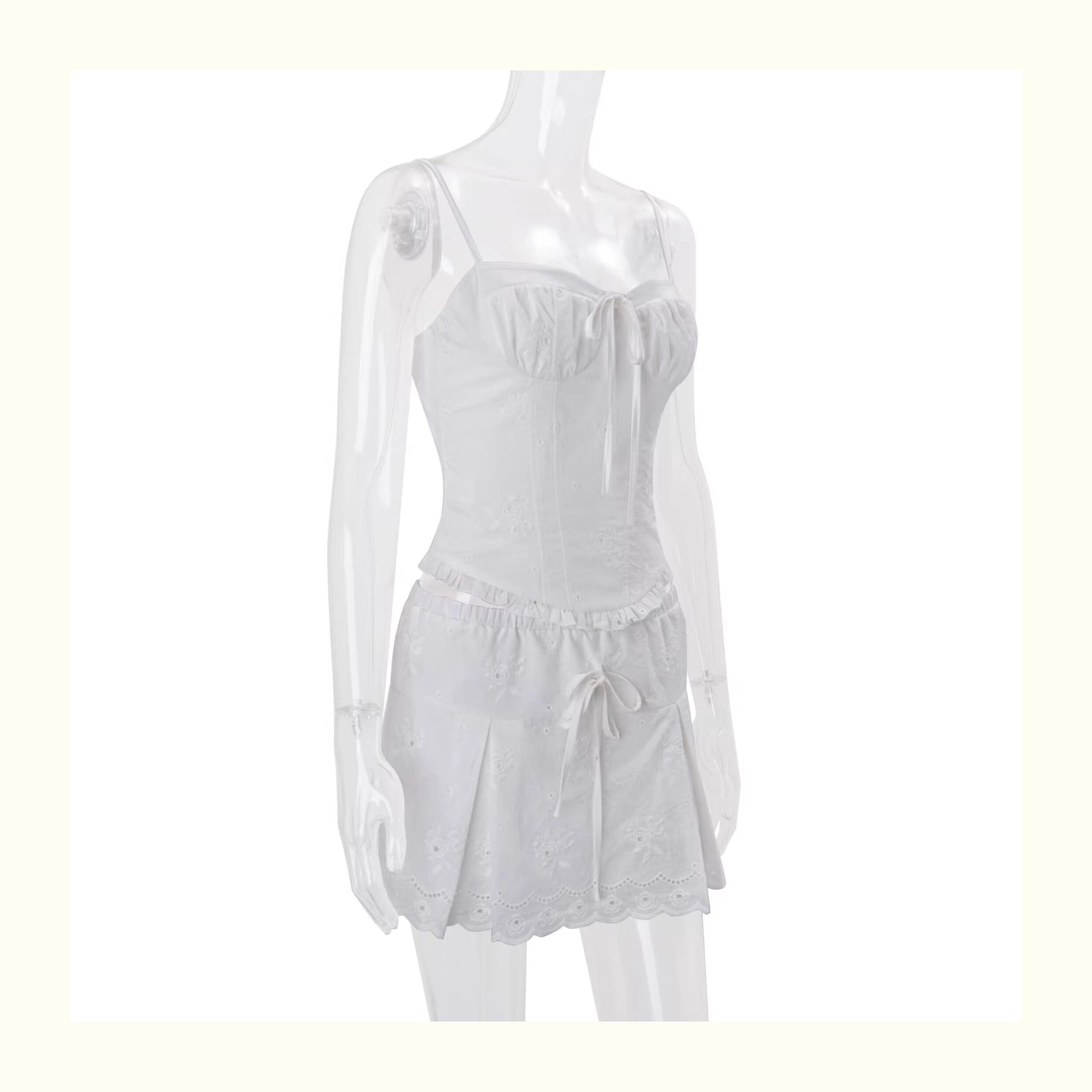 Corset Detail Skirt Set [NERC2SDM]