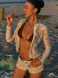 Cruz Jacquard Cut Out Short Set [5X4FD1LQ]