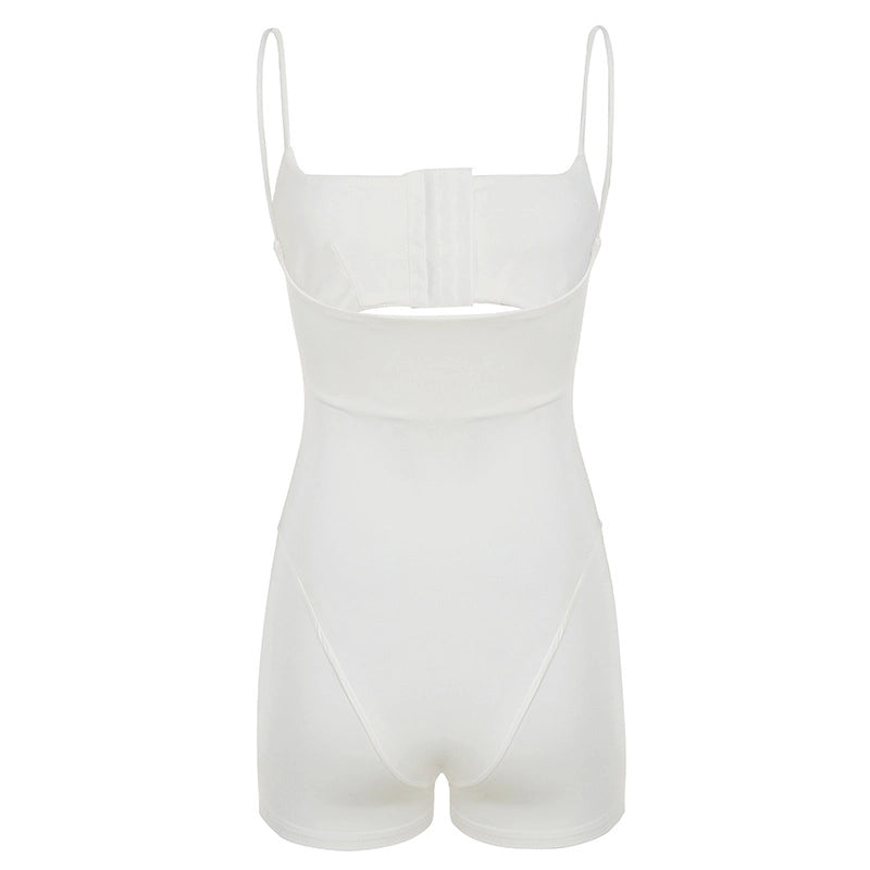 Cut-Out Corset Romper [MPWICA51]
