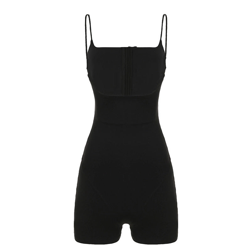 Cut-Out Corset Romper [YLMLLI0W]
