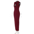 Cut-out Slit Maxi Dress [LEPL69Z3]