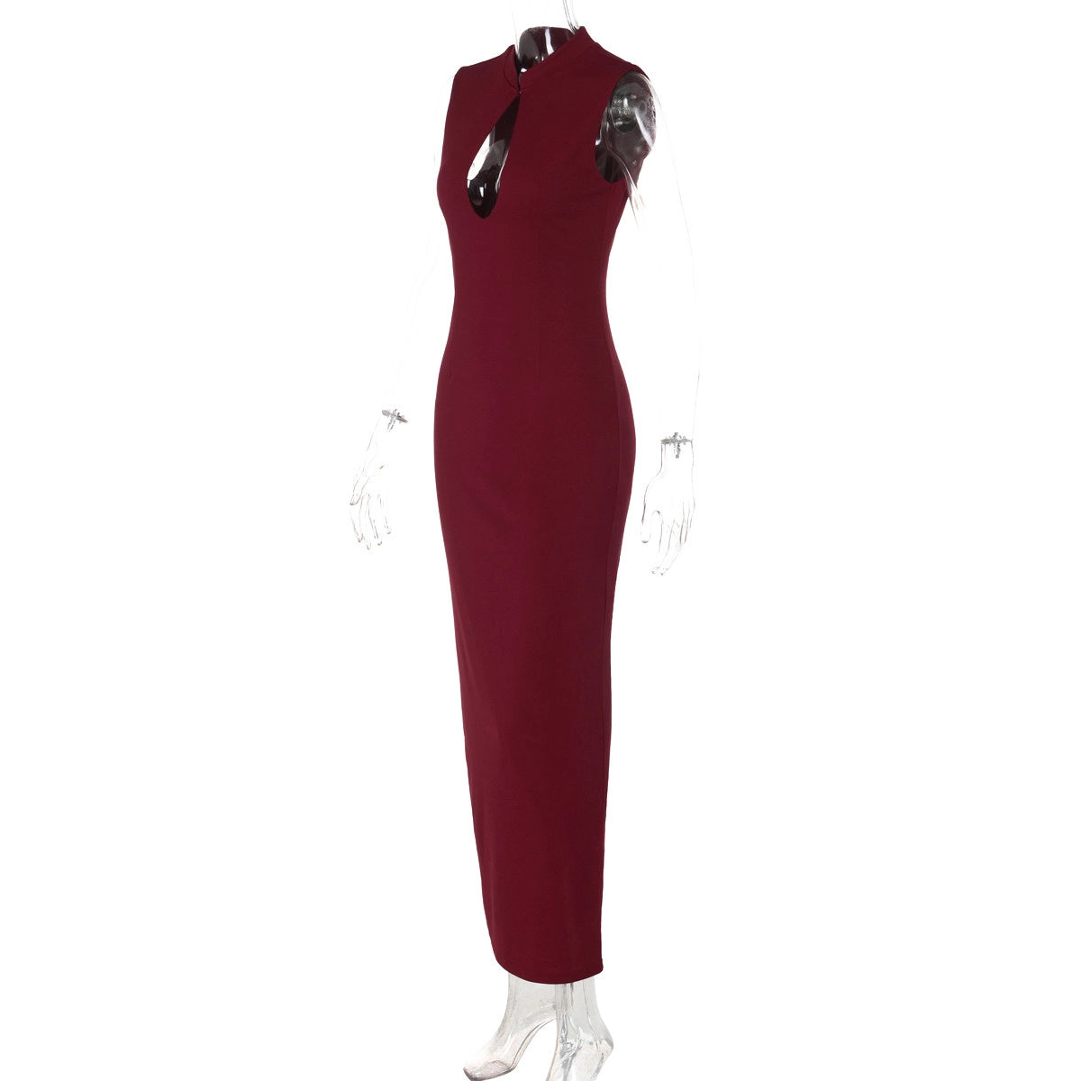 Cut-out Slit Maxi Dress [LEPL69Z3]