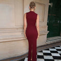 Cut-out Slit Maxi Dress [MFXDV5R0]