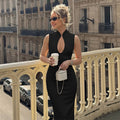 Cut-out Slit Maxi Dress [QLZLCVS6]