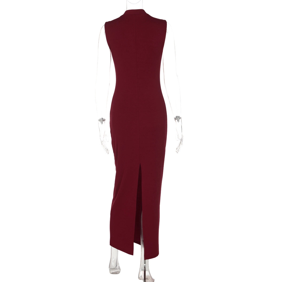 Cut-out Slit Maxi Dress [KN32N3OK]