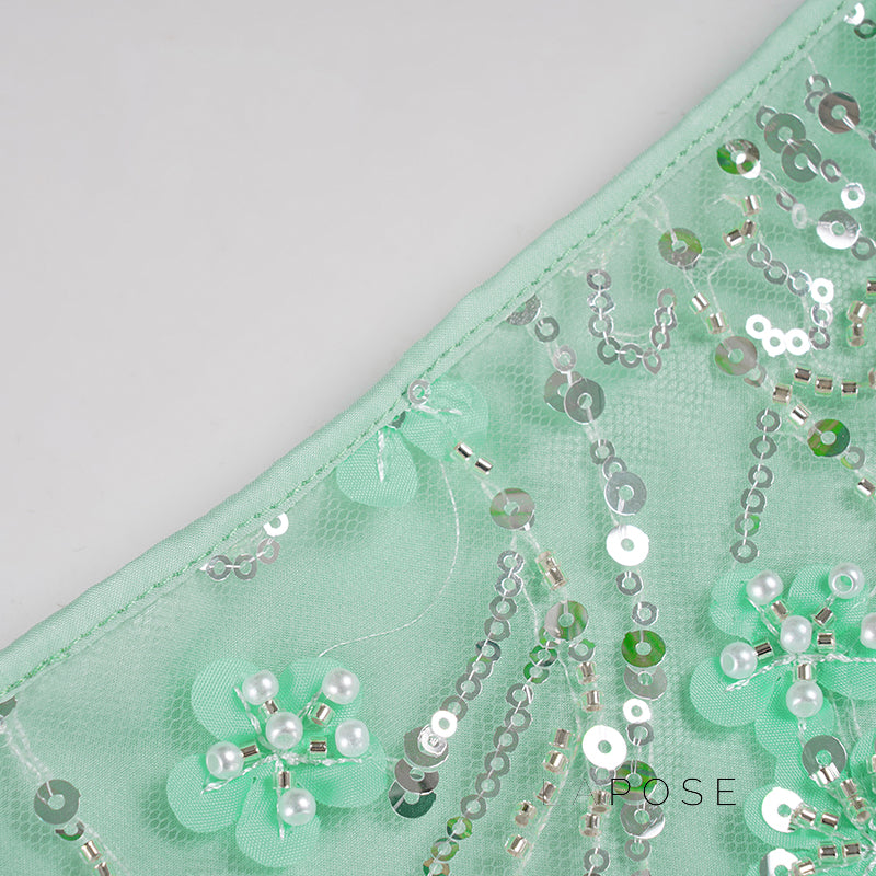 Dakoda Star Sequin Mini Skirt [OMAZ4M4G]