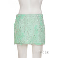 Dakoda Star Sequin Mini Skirt [DAGZEWD4]