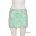 Dakoda Star Sequin Mini Skirt [59MQTOA2]