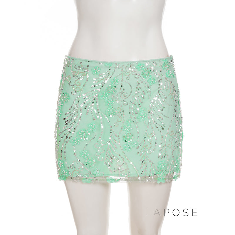 Dakoda Star Sequin Mini Skirt [59MQTOA2]