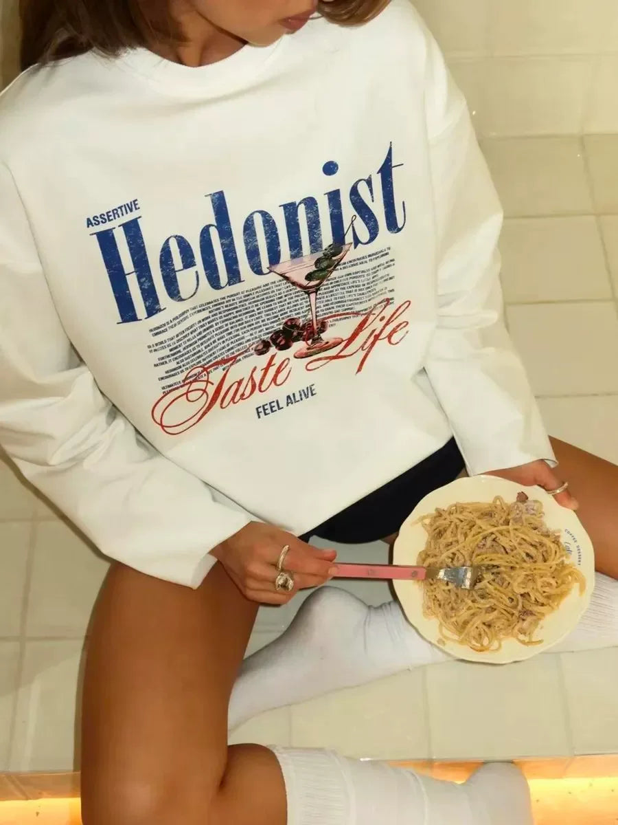 LaPose - Daliyah Hedonist Graphic Oversized Tee